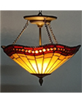 16-in-Tiffany-style-Stained-Slag-Glass-Ceiling-Lamp